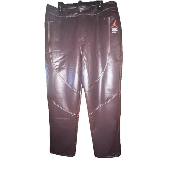 NWT NiKE AIR JORDAN X MAISON CHATEAU ROUGE [DJ9764-203] Brown Pants Size 16 Tall - Picture 1 of 11